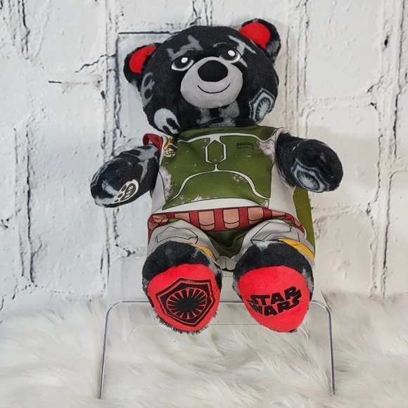 BUILD A‎ Bear BAB Star Wars Rebel Alliance and First Order Boba Fett Plushie - Picture 6 of 6